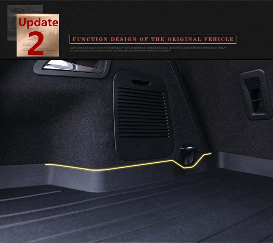 Equinox＆Terrain Cargo Liners，All Weather Protector 3D Modeling Tech TPO Heavy-Duty Waterproof Rear Cargo Tray Trunk Floor Mats Compatible with 2018