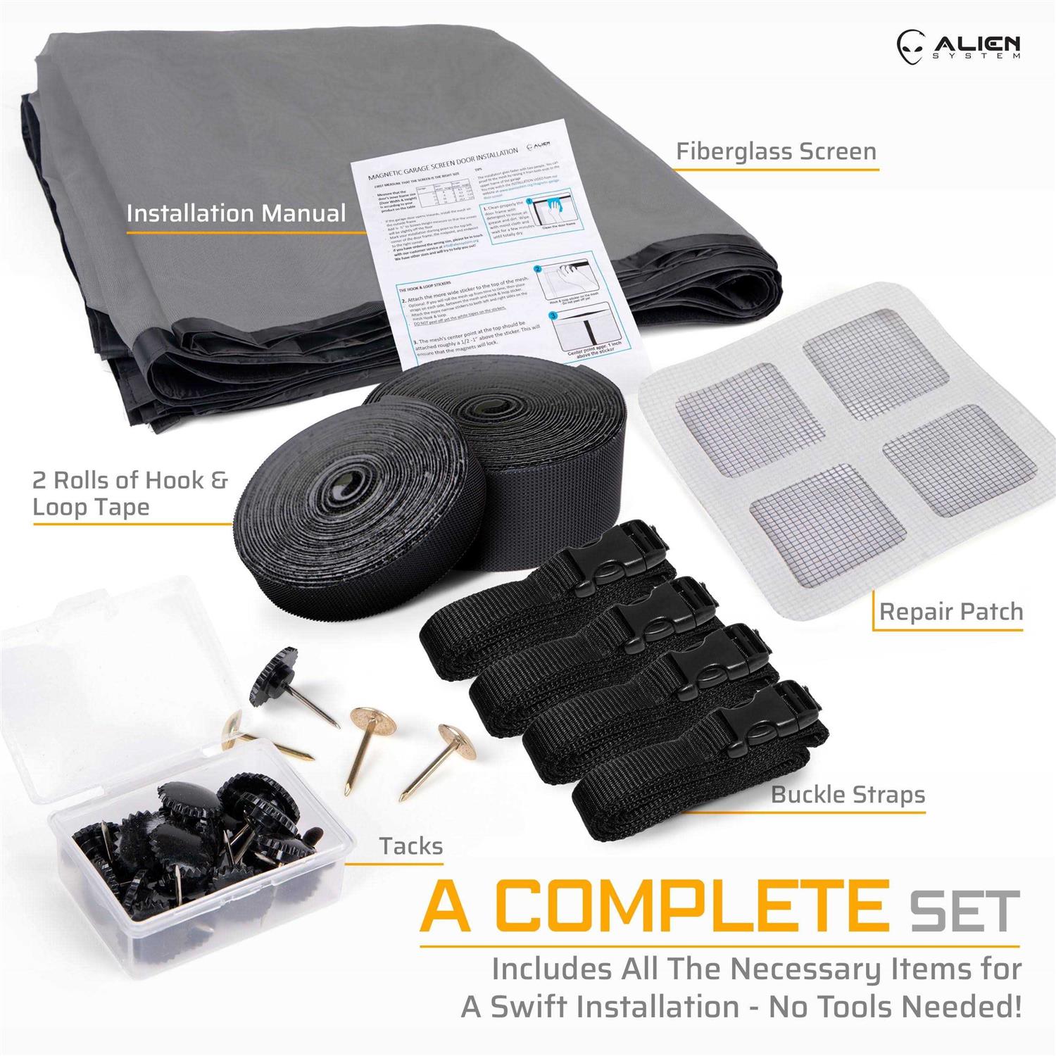 Magnetic Garage Door Screen and All Other Sizes Easy Installation Garage Door Screen - Sports Supplies Online Store