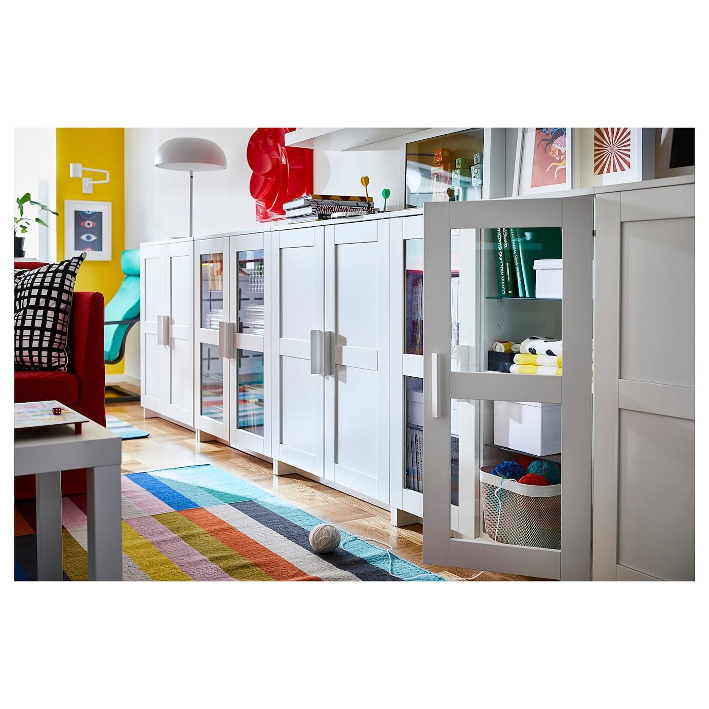 IKEA - BRIMNES Cabinet with Doors, White, 30 3/4x37 3/8 40300662