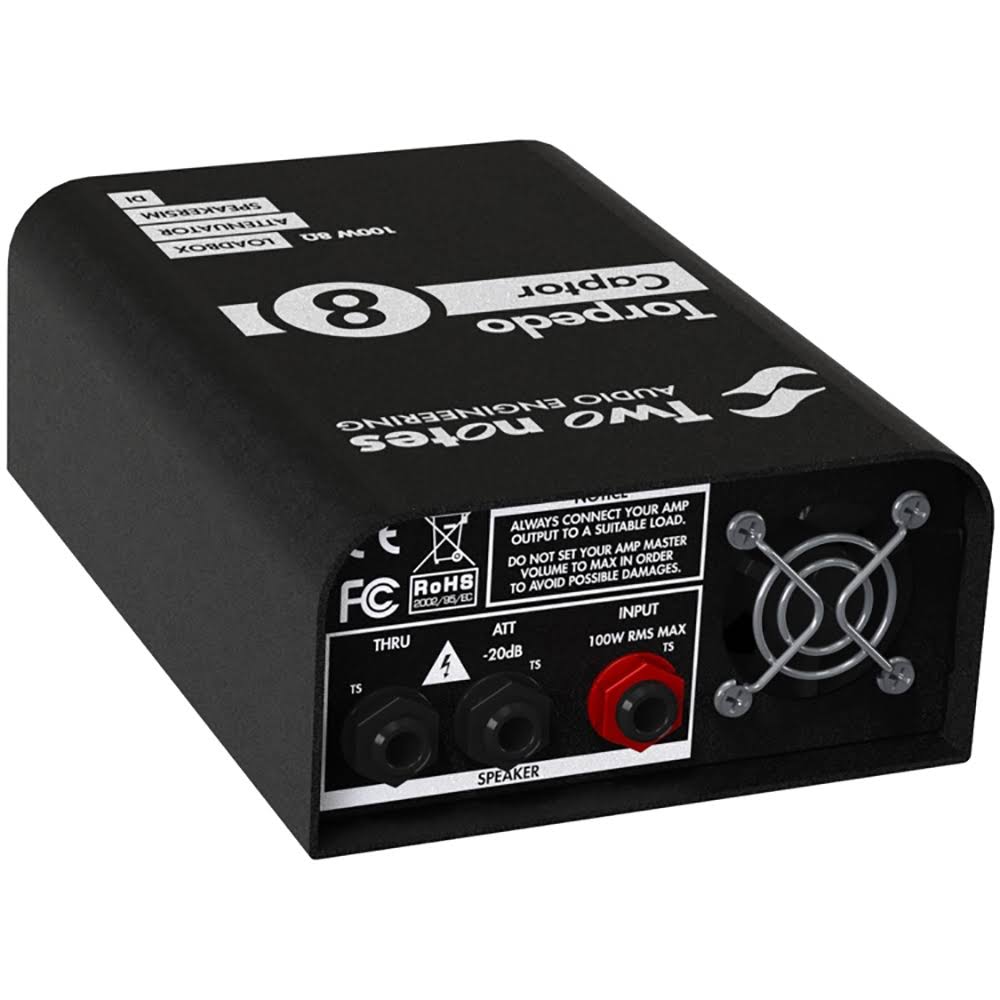 Two Notes Torpedo Captor Loadbox Attenuator di 8 Ohm