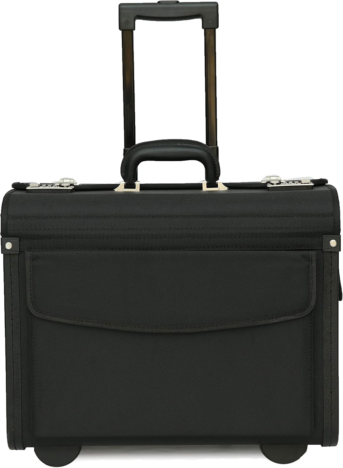Tassia Wheeled Catalog Pilot Case Business 16 Laptop 1680D Nylon Flight Briefcase Bag