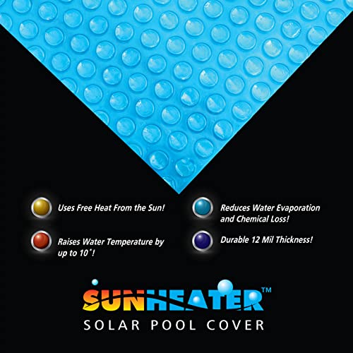 SunHeater Pool Heating System Two 2’ x 20’ Panels – Solar Heater for Inground and Aboveground Made of Durable Polypropylene, Raises Temperature