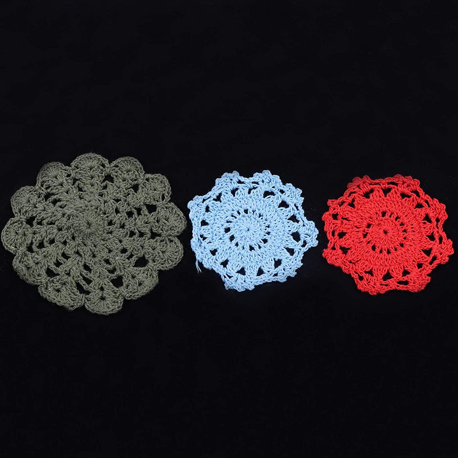 52 inch Table Cloth Round Vintage Crochet Lace Cotton Round Tablecloth for Wedding Party Family White