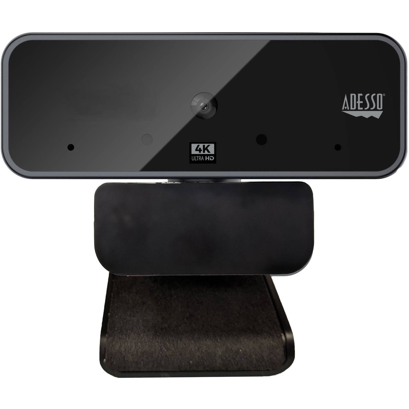 Adesso Cybertrack H6 4K Ultra HD USB Webcam with Microphone u0026 Shutter