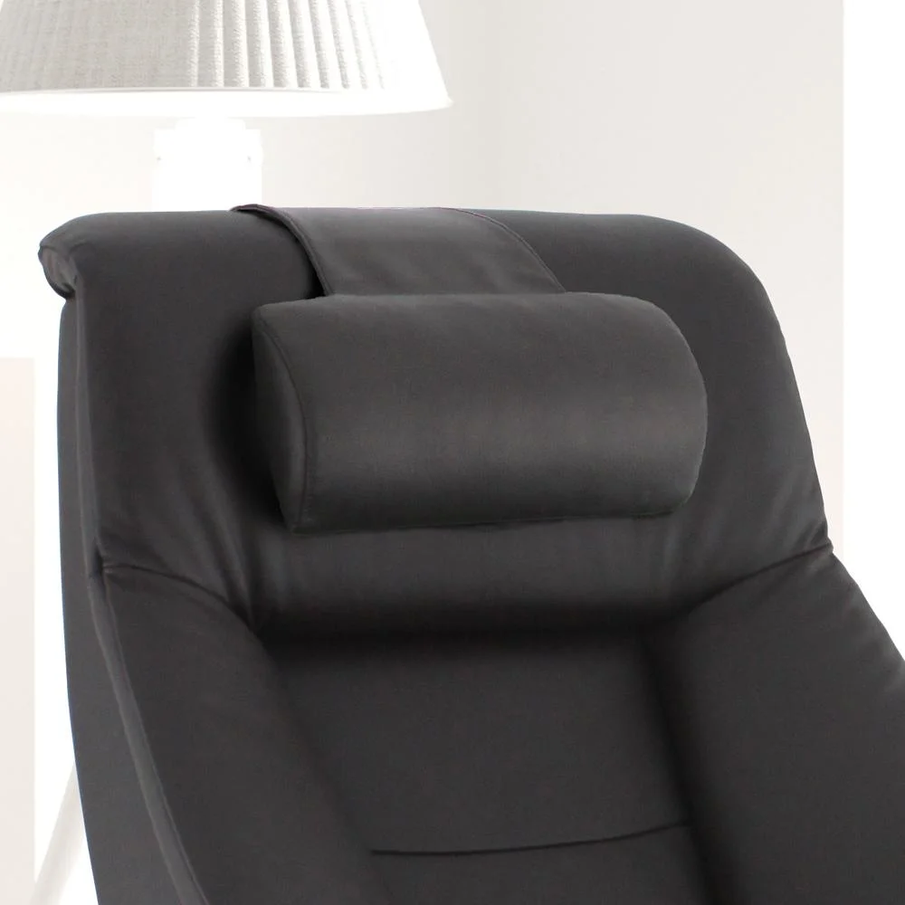 Relax-R™ Montreal Recliner and Ottoman in Espresso Top Grain Leather