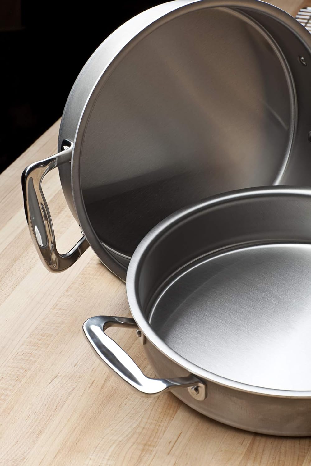 360 Stainless Steel Cake Pan (9 Round), Handcrafted in the USA, 5 Ply, Stainless Steel Bakeware, Professional Grade, Baking Pan