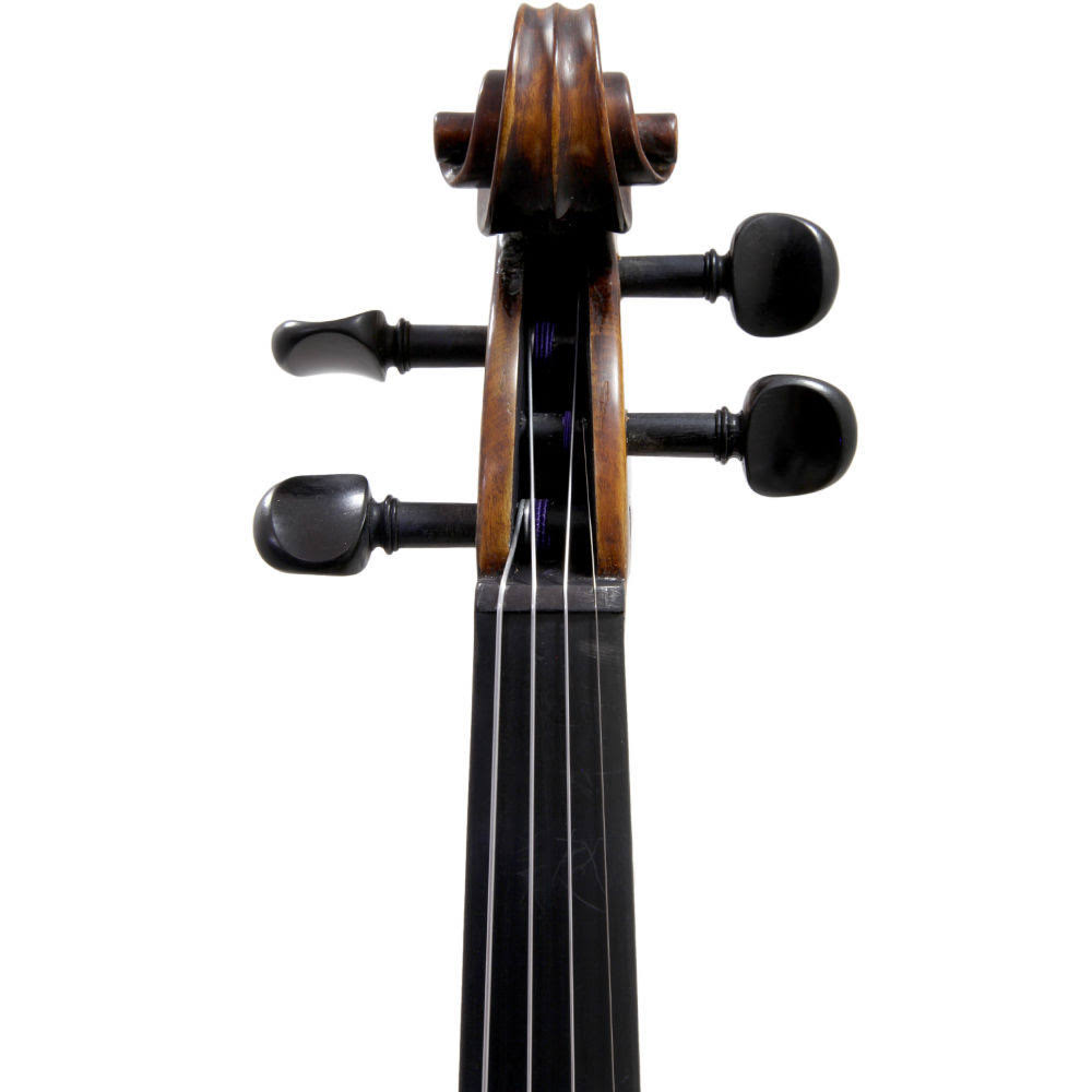 Sky 4/4 Full Size Skyvnsh100 Premium Hand Carved Ebony Fitted Violin Outfit, Beige