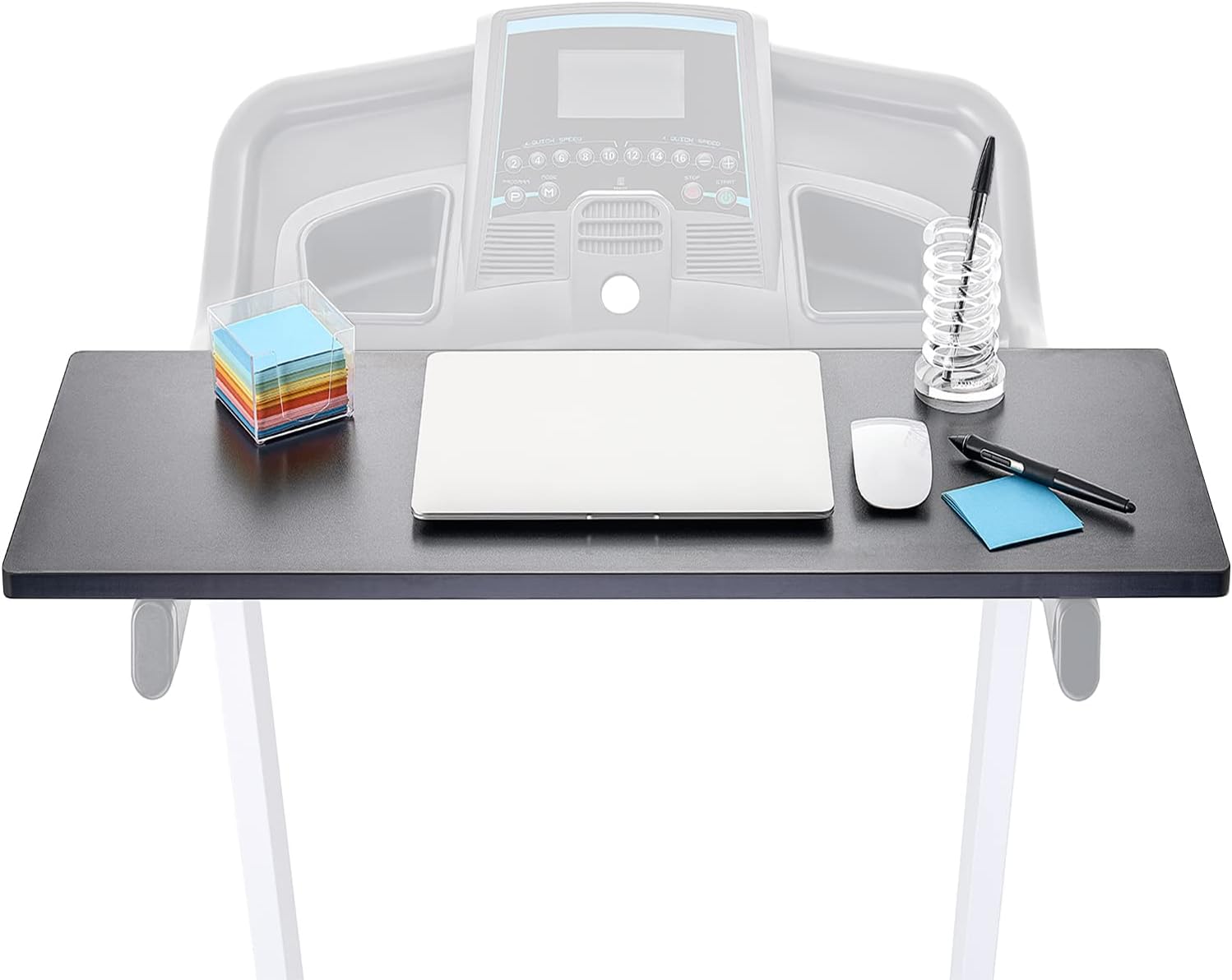 Treadmill Desk Attachment - Adjustable Treadmill Laptop Holder - Easy to Set Up Laptop Stand for Treadmill