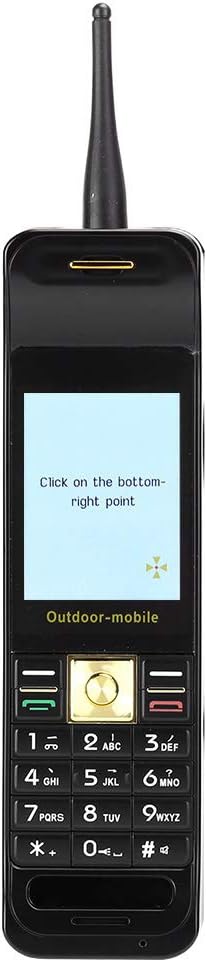 Vintage Mobile Phone, 2.2'' Screen Multifunctional Retro Brick Cell Phone Support Dual SIM Card Dual Standby