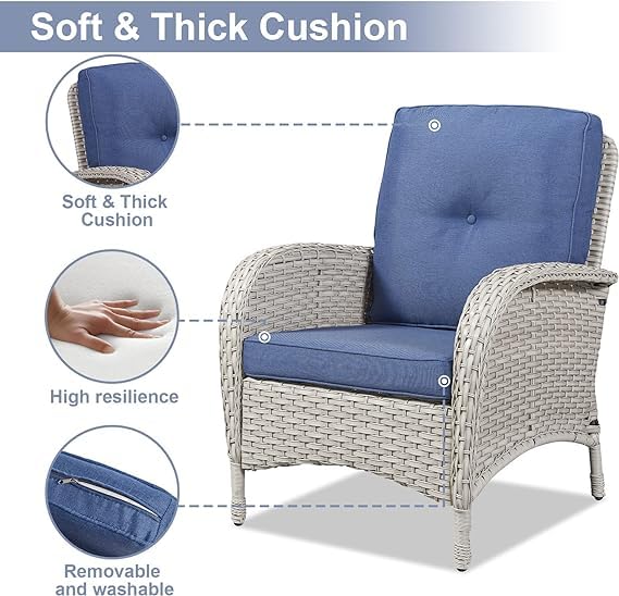 Patio Club Chair Wicker Chairs