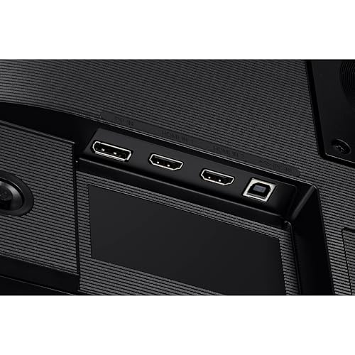SAMSUNG FT45 Series 27-Inch FHD 1080p Computer Monitor, 75Hz, IPS Panel, HDMI, USB Hub, Height Adjustable Stand, 3 Yr WRNTY (LF27T450FQNXGO),Black