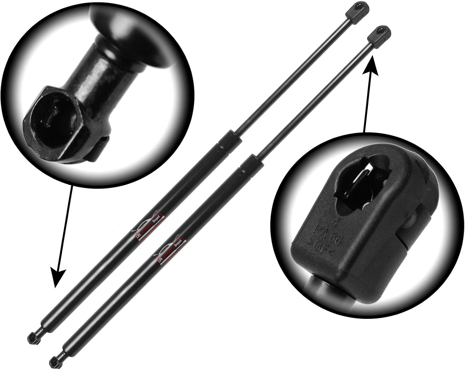 Qty (2) Fits RX350 Rx450h 10 To 15 Liftgate Supports W/Power Gate 689500E030 68950-0E030 689500E030R 689500E030-R 689600E030L 689600E030-L PM3066