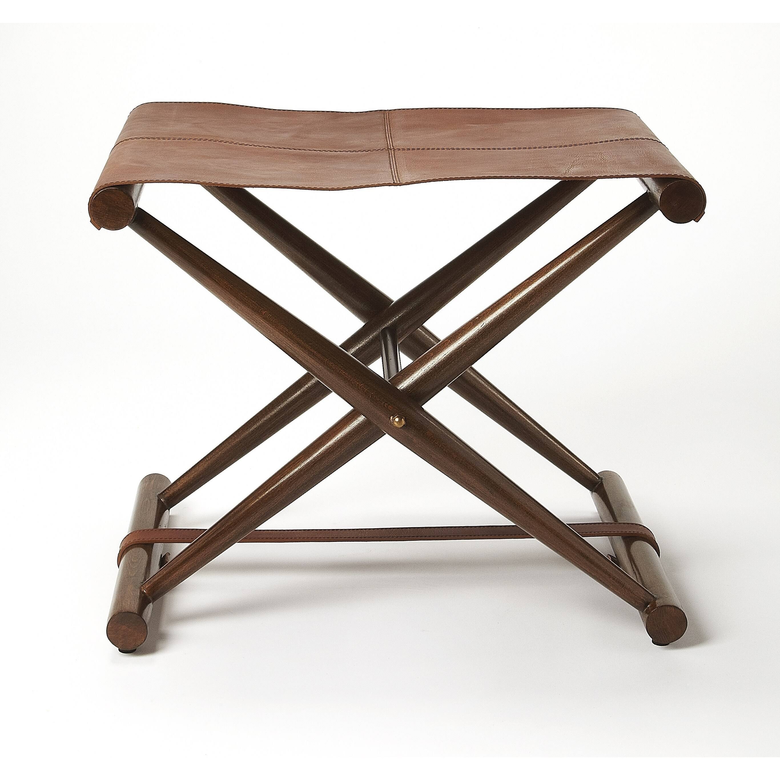 Butler Leather Sutton Folding Stool