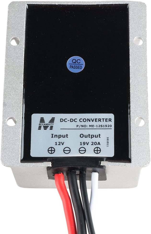 uxcell Voltage Converter Regulator DC/DC DC 12V Step-Up to DC 19V 20A 380W Power Boost Transformer Waterproof Pack of 2