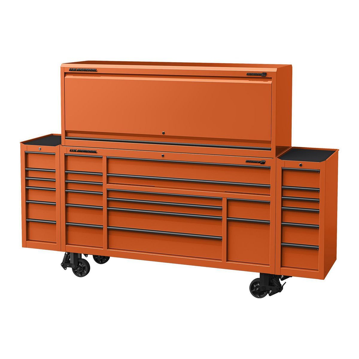 U.S. GENERAL 15 in. End Cabinet, Series 3, Slate Gray