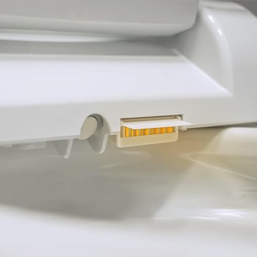 Brondell Bidet Toilet Seat with Remote Control, Heated Water, Custom Washes, Warm Air Dryer, Nightlight
