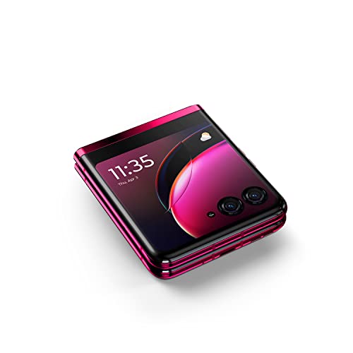 Motorola Razr 5G 256GB Magenta Unlocked A+ (Renewed)