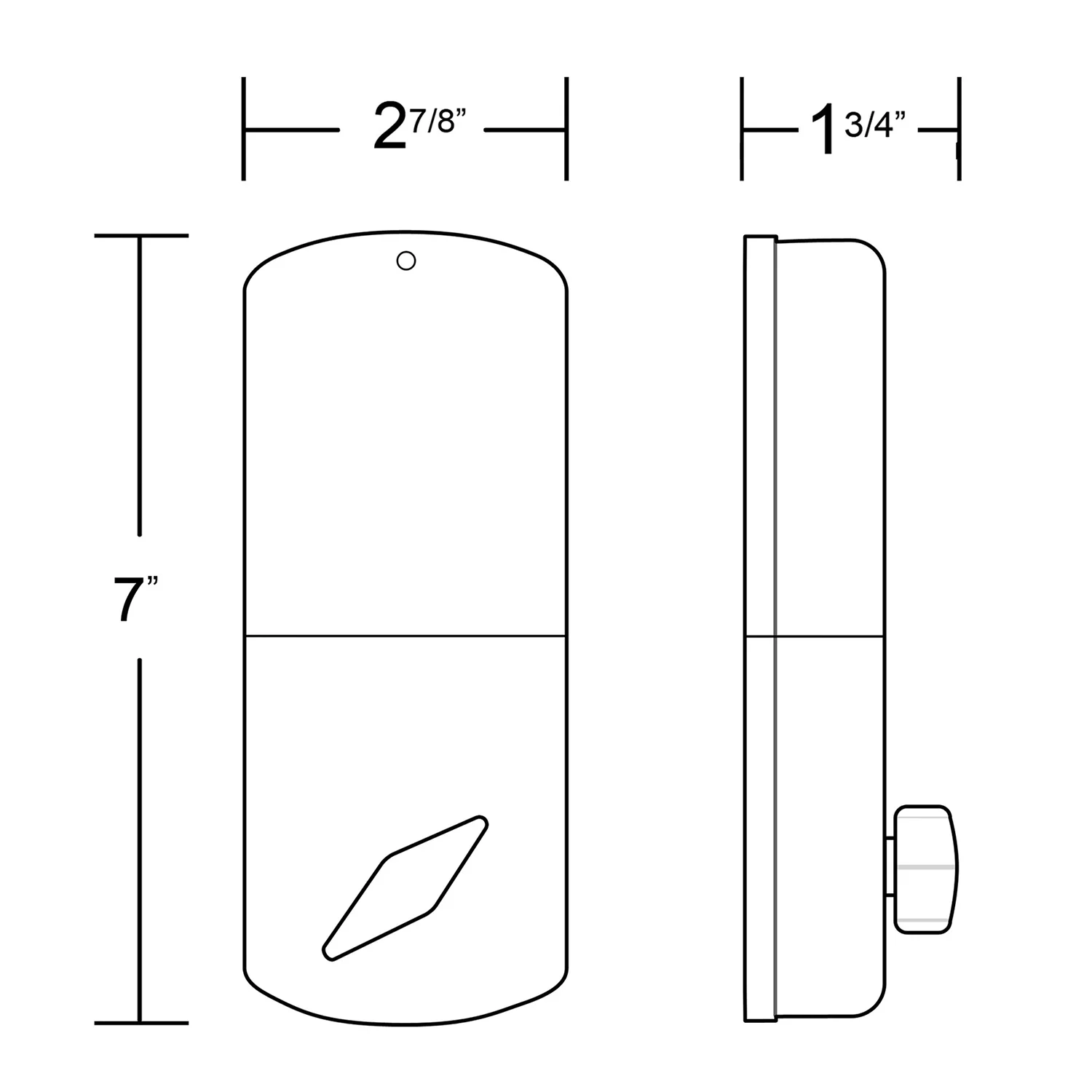 MiLocks WF-02SN W-Series Remote Deadbolt (Satin Nickel)