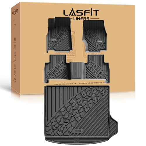 LASFIT Floor Mats & Trunk Mat for Jeep Grand Cherokee 2022-2025 5-Seat (Include 4xe, NOT for L)