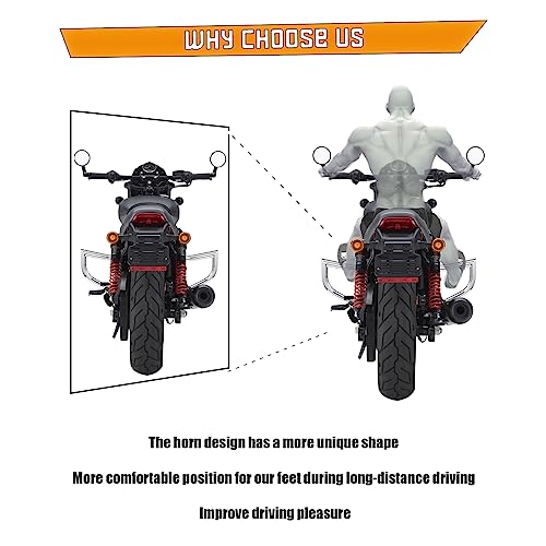 Crash Bar Engine Guard Highway Bar for Harley Davidson XG Models,Street 500 750 XG750 XG500 2015-2020(Black)