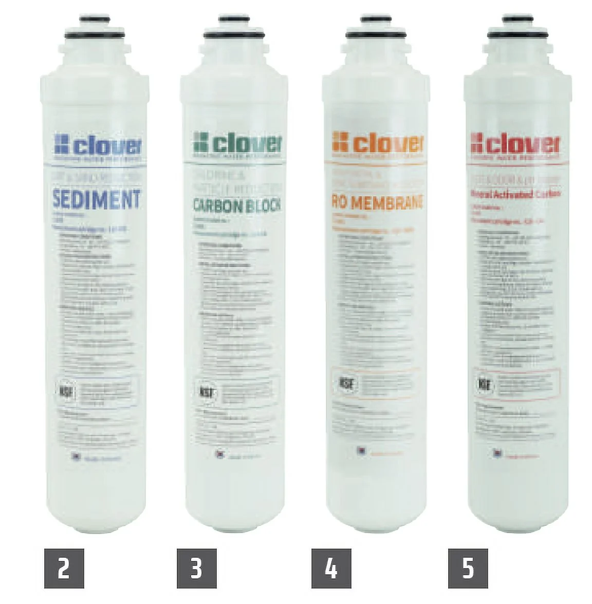 Clover D25 Point of Use High Capacity UV LED D25 Hot and Cold Water Dispenser With Reverse Osmosis System
