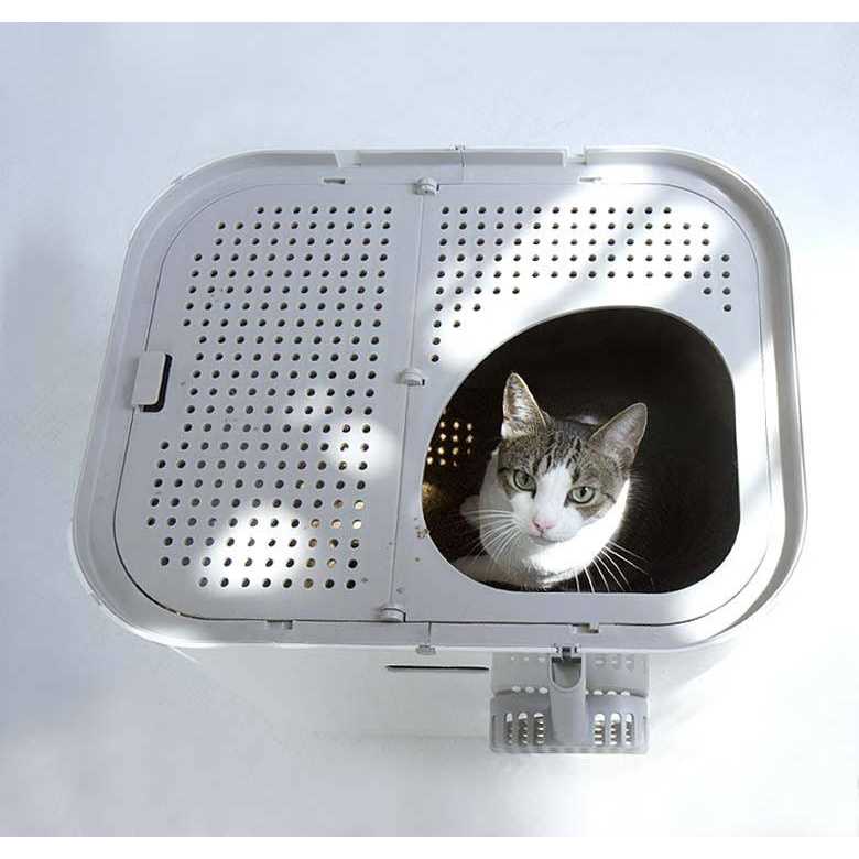 Modkat MKXL103 XL Litter Box, Top-Entry or Front-Entry Configurable - Pet Supplies online store
