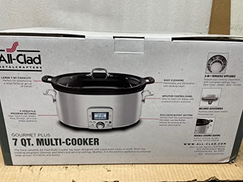 All-Clad Gourmet Plus Slow Cooker with All-In One Browning, 7-Qt.