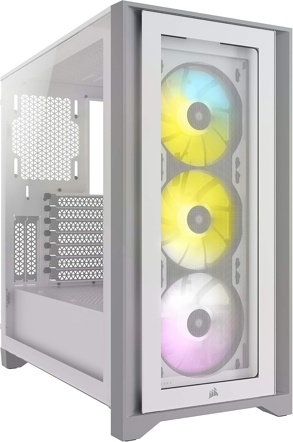 Corsair iCUE 4000X RGB Mid-Tower ATX PC Case - Black
