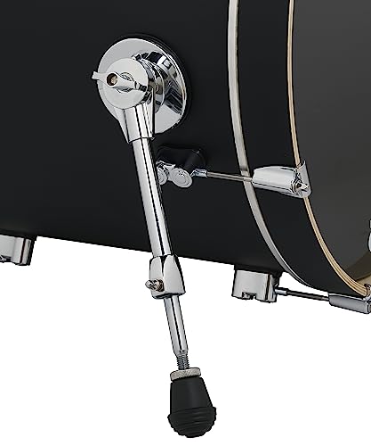 Pacific Drums & Percussion PDP Concept Maple 3-Piece Rock, Satin Black Drum Set Shell Pack (PDCM24RKBK)