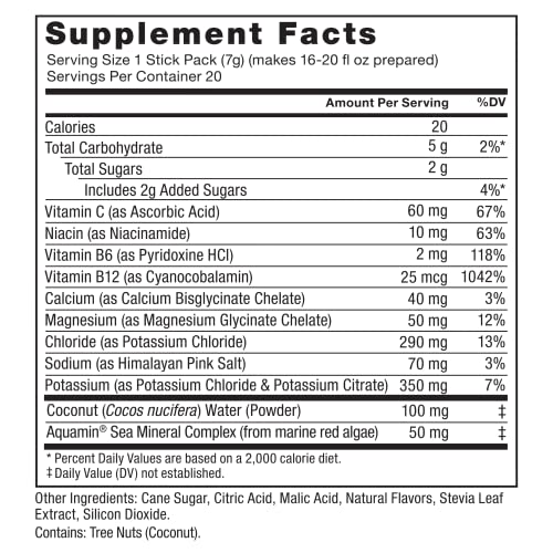 FORCE FACTOR Liquid Labs Electrolytes Powder, Hydration Packets to Make Electrolyte Water with 5 Essential Electrolytes, Vitamins, Minerals