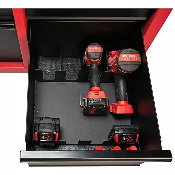 Heavy-duty, Drawer 16 Tool Chest 46 In. and Rolling Cabinet Set, Red and Black