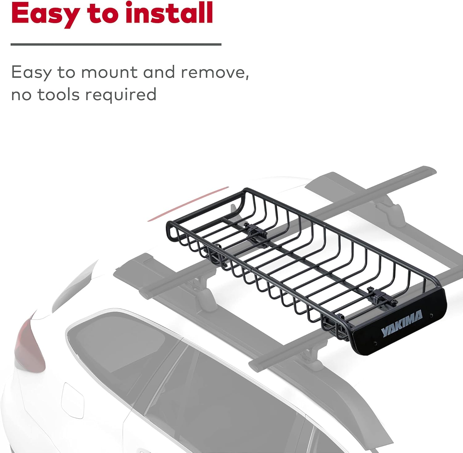 YAKIMA, SkinnyWarrior, Long and Narrow Multisport Rooftop Cargo Basket