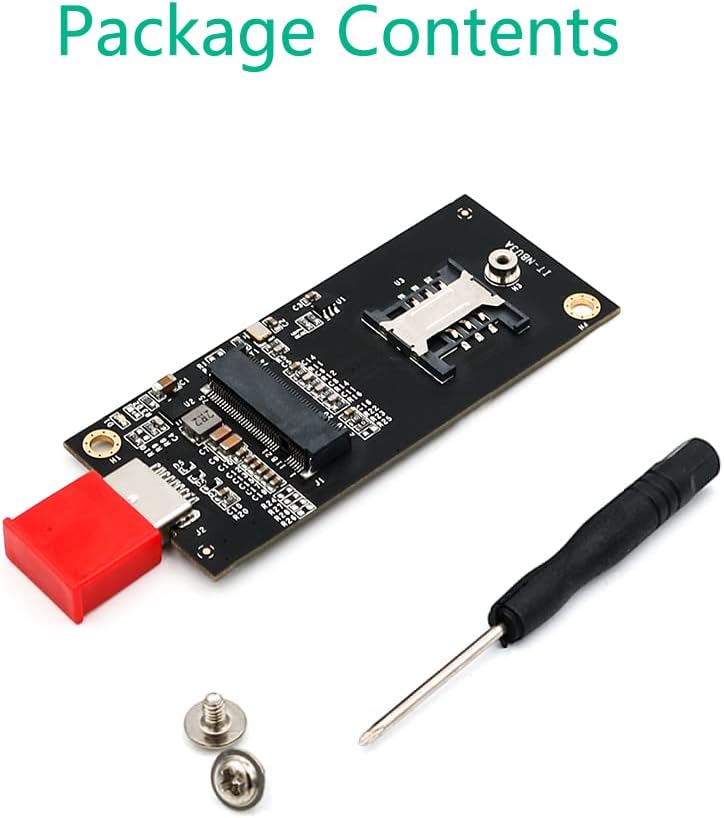 USB to NGFF M.2 Key B Adapter Enclosure with Sim CardSlot for WWAN/LTE Module