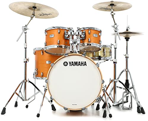 Yamaha Tour Custom Maple 4pc Standard Shell Pack, Chocolate Satin