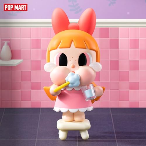 POP MART CRYBABY x Powerpuff Girls Series Figures, 12PCs CRYBABY Blind Box Figures, Random Design Action Figures Collectible Toys Home Decorations