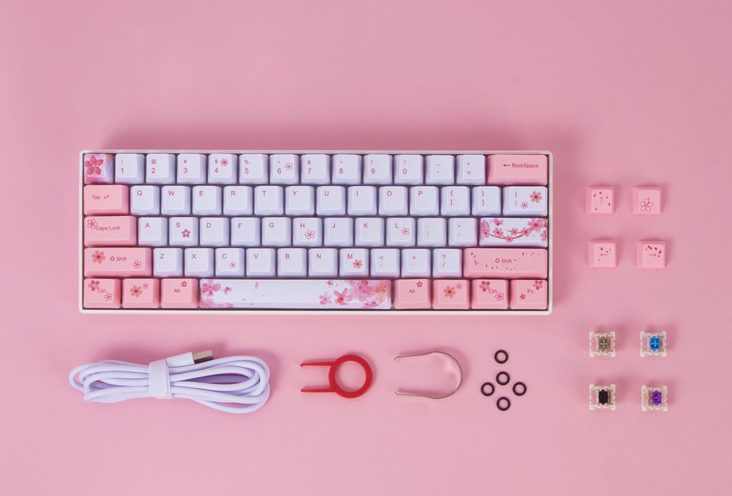 ZMX Cherry Blossom 61 Mechanical Keyboard