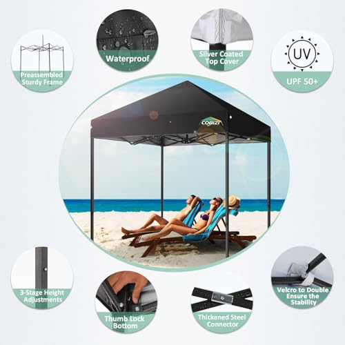 COBIZI 13x26 Pop Up Tent 13x26 Canopy with Sidewalls Heavy Duty Canopy Party Tent for Parties
