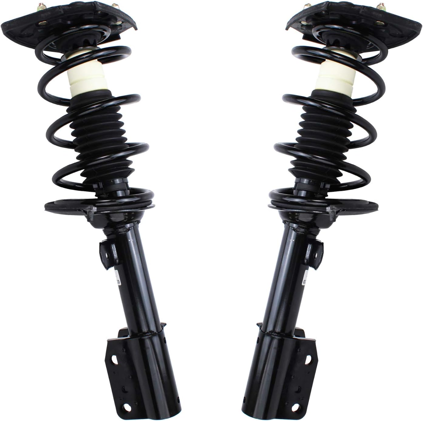 Detroit Axle - Front Struts + Wheel Hubs + Control Arms w/ Ball Joints + Tie Rods Kit Replacement for Century Lacrosse Impala Monte Carlo - 16pc Set