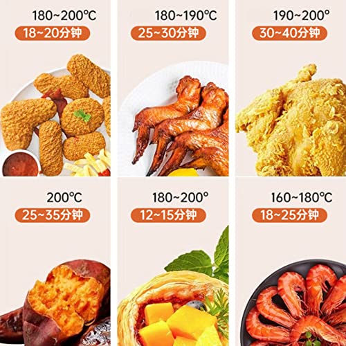 REJOON Air Fryer Air Fryer Ninja Air Fryer Oven Household High-Capacity Electric Fryer Multifunction Smokeless (4.5L)