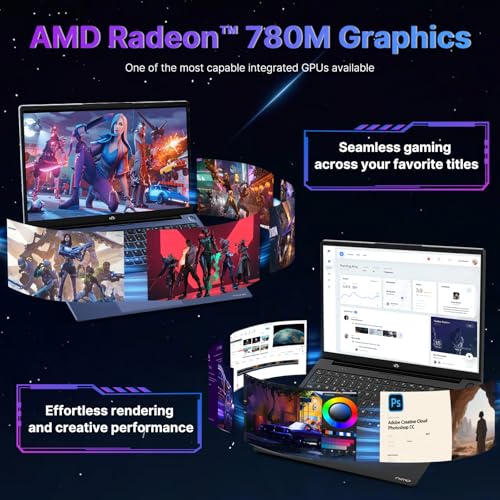 17.3&rdquo; Gaming-Laptop, AI 9 8945HS (>i9-13900H), 32GB RAM 1TB SSD,USB-C 4.0 AI Copilot Ready, VR Support, 100W PD Fast Charge, Backlit Keyboard