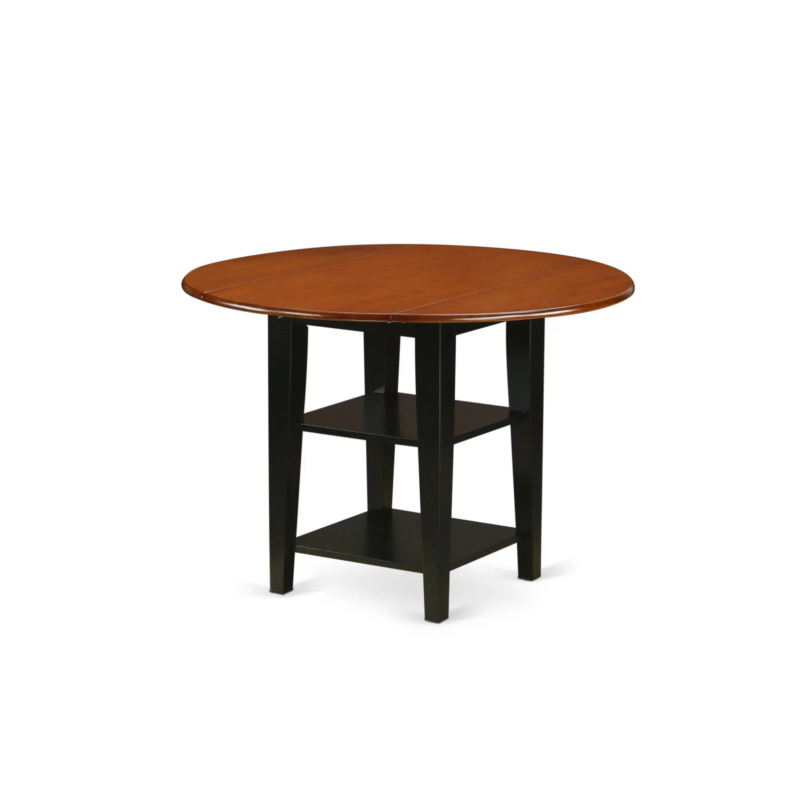 East West Furniture Sudbury 5-piece Wood Table and Dining Chair Set in Cherry