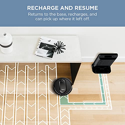 Shark Robot Vacuum & Mop Combo, Powerful Suction, Matrix Plus, 60-Day Debris Capacity, HEPA Bagless Self Empty Base, Sonic Mopping