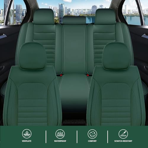 ARAZI 5 Full Set Seat Covers for Hyundai Venue 2020-2024, Premium Breathable Seat Protector Covers