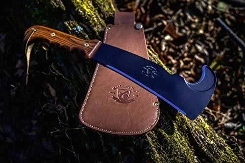 Woodman&s Pal 2.0 - Multi-Use Axe Machete with Sheath - Survival Machete Ideal for Camping, Fishing, Hunting, Bushcraft - Perfec
