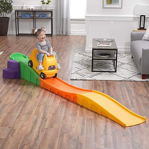 Step2 Up & Down Roller Coaster Toy for Kids, Ride On Push Car, Indoor/Outdoor Playset, Toddlers Ages 2 - 5 years old, Compact Storage