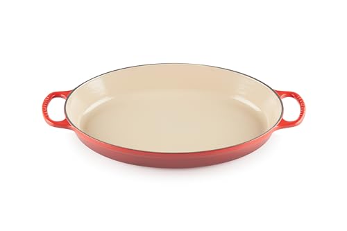 Le Creuset Enameled Cast Iron Signature Oval Baker, 3qt. Sea Salt