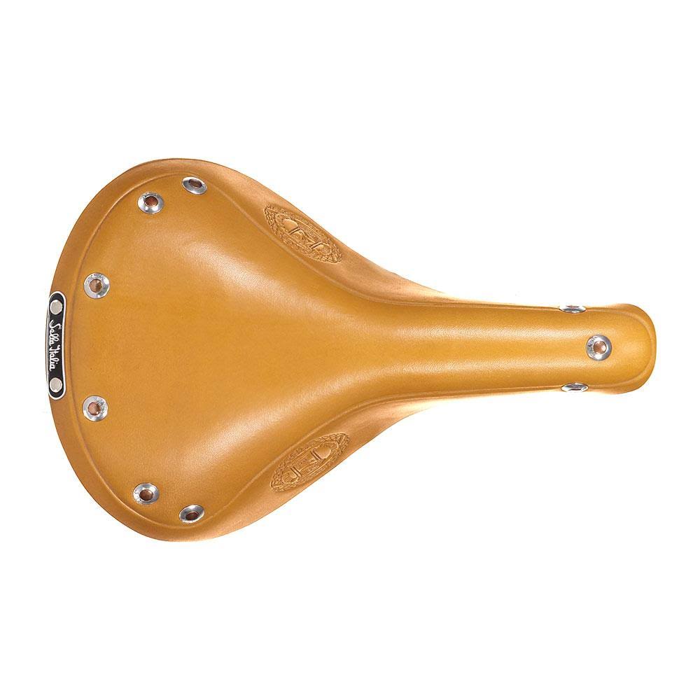 Selle italia Epoca 1897 Bicycle Saddle - Leather, Cream - 082A4010EA003
