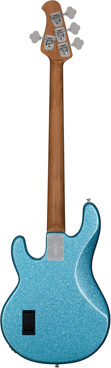 Sterling by Music Man 4 String Bass Guitar, Right, Amber (RAY34HHPB-AM-R2)