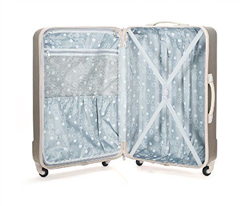 Rockland Melbourne Hardside Expandable Luggage with Spinner Wheels, 2TONENAVY, 2 Piece (20/28)