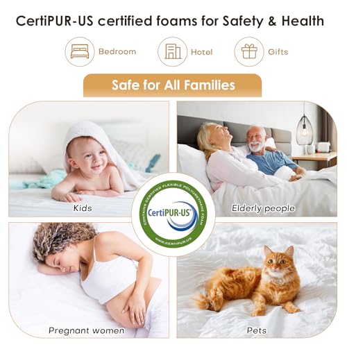 10 Inch Full Size Mattress with Gel Cooling Memory Foam, High-Density Base Foam Mattress with Removable Washable Cover, Certified Safe Foams & Fabric